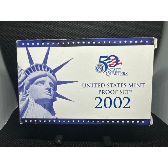 2002 United States Mint Proof Coin Set - Picture 1 of 8